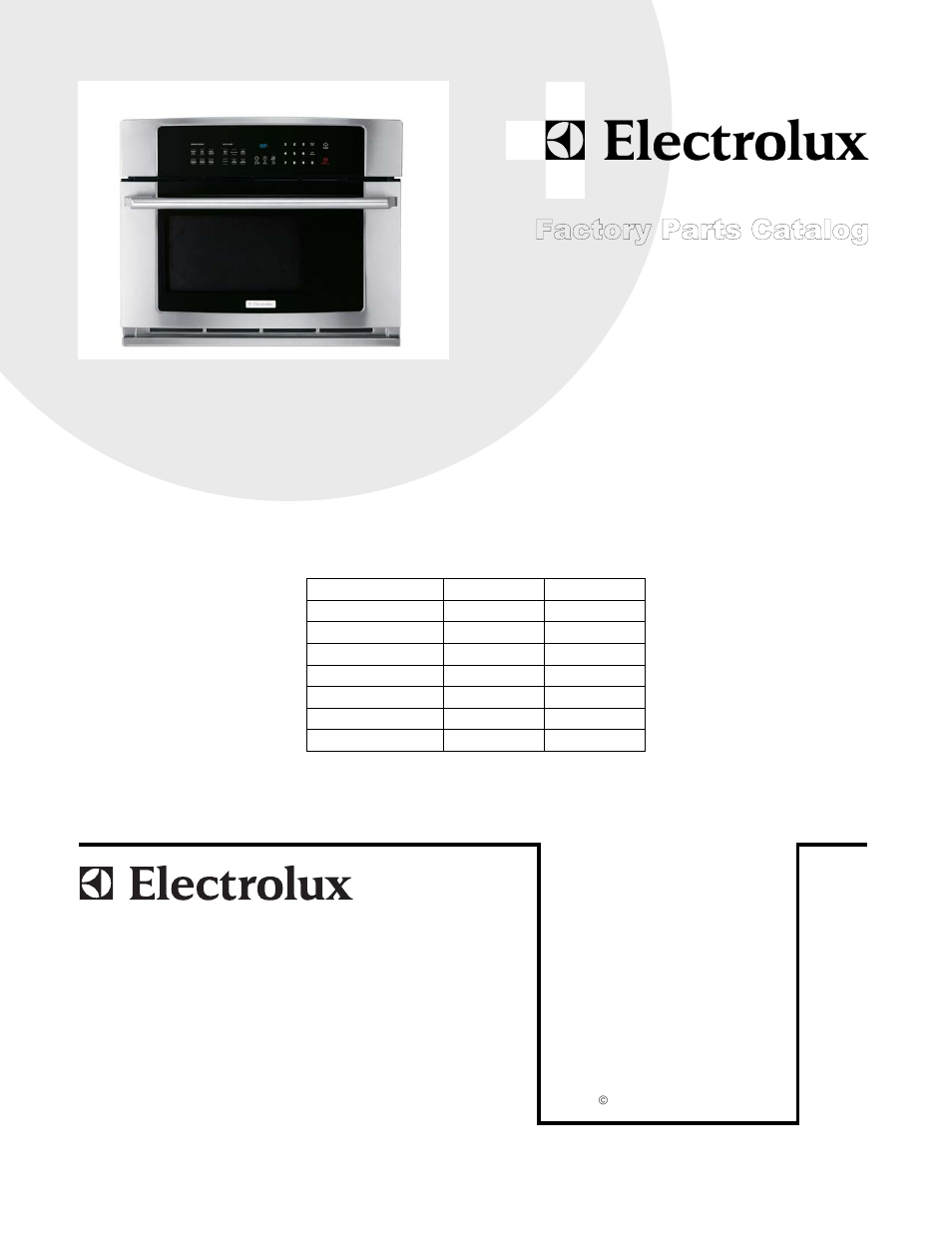 Electrolux EW30MO55HSA User Manual | 8 pages