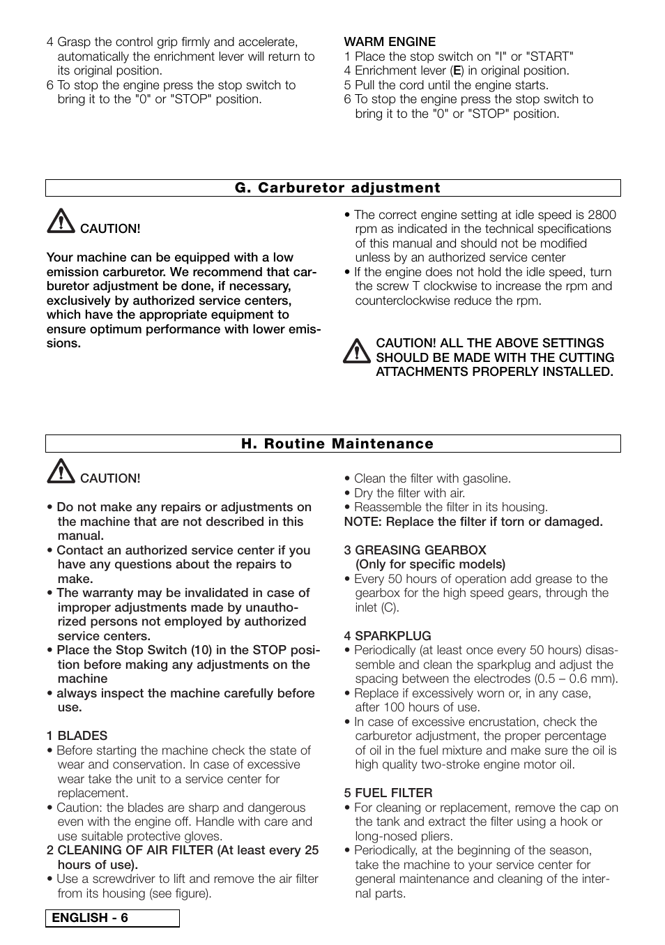 Electrolux HT020 User Manual | Page 8 / 10