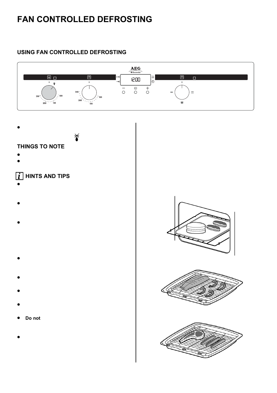 Fan controlled defrosting | Electrolux D1100-4 User Manual | Page 20 / 36