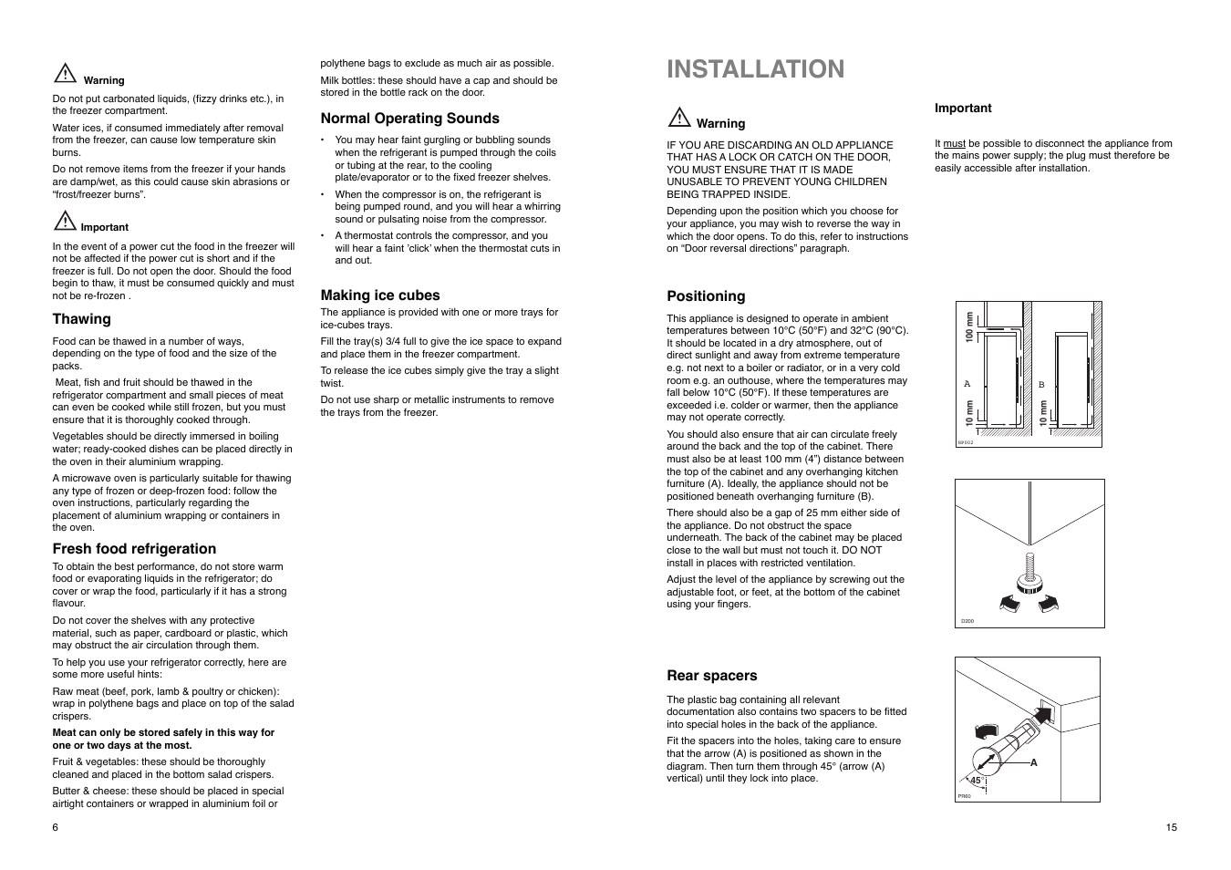 Installation | Electrolux ER 7821 B User Manual | Page 6 / 20