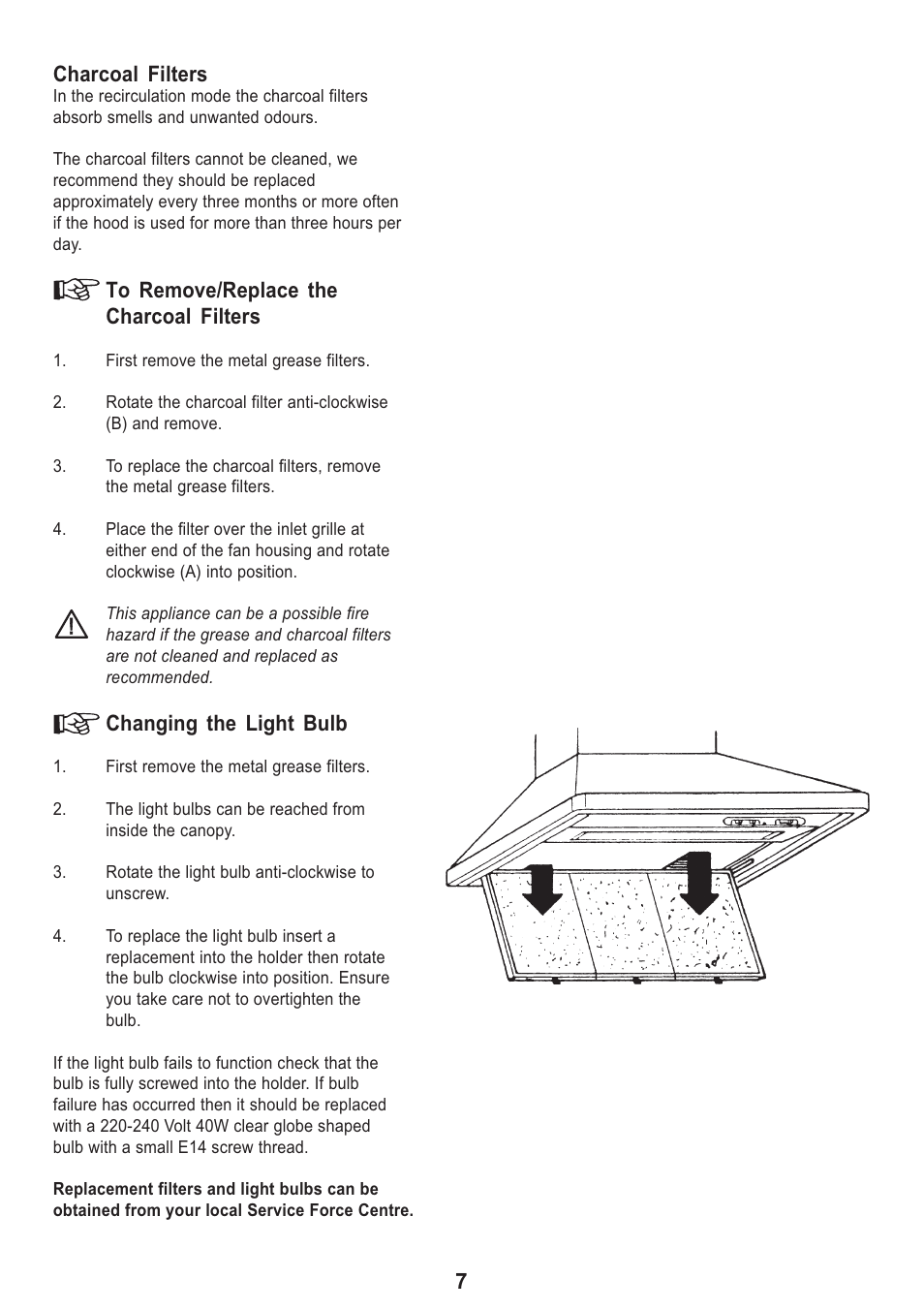 Electrolux CH120 User Manual | Page 7 / 20