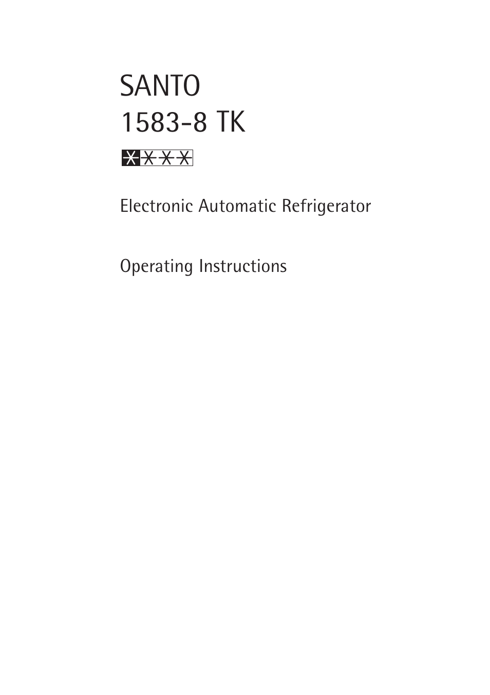 Electrolux 1583-8 TK User Manual | 28 pages