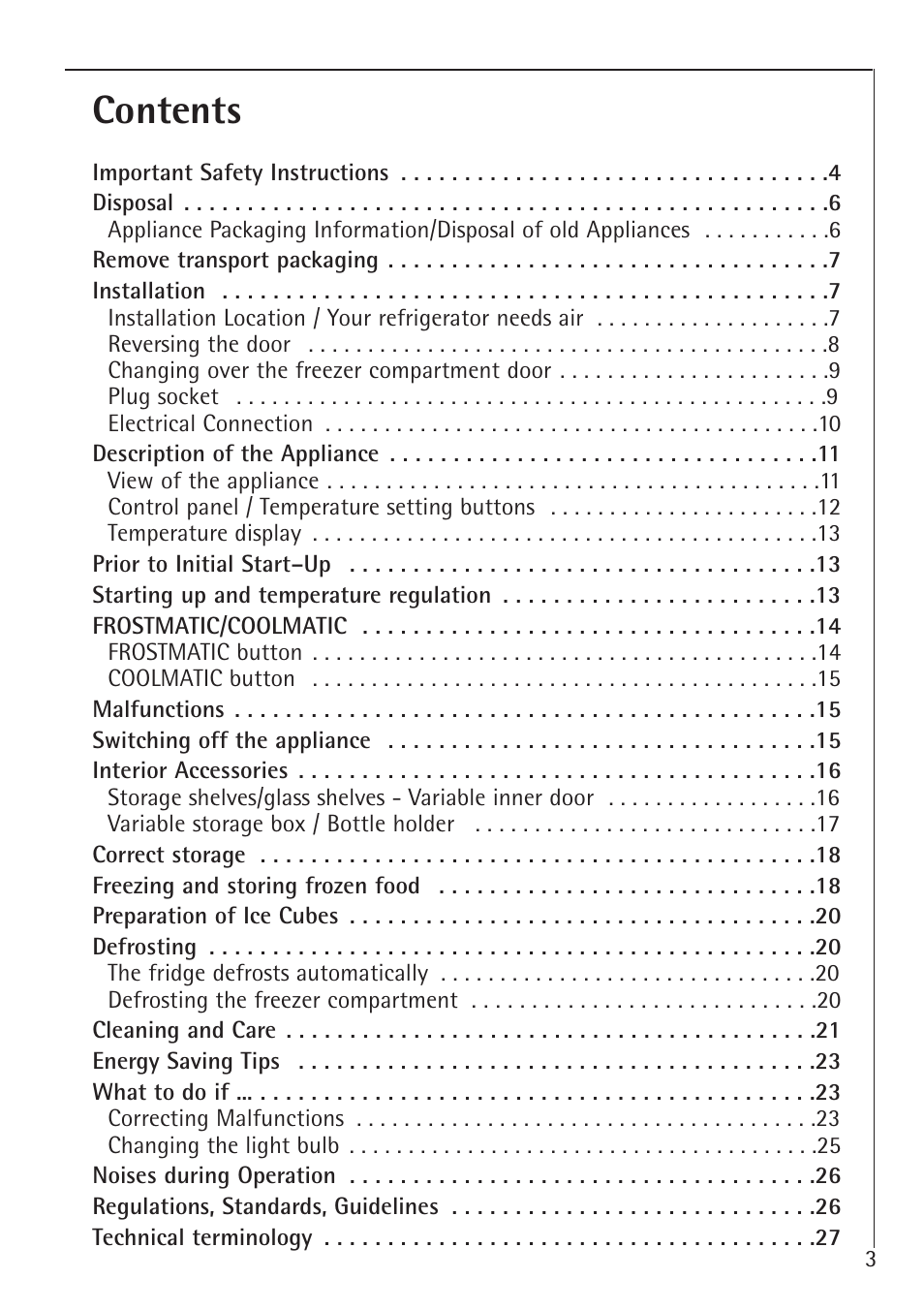 Electrolux 1583-8 TK User Manual | Page 3 / 28