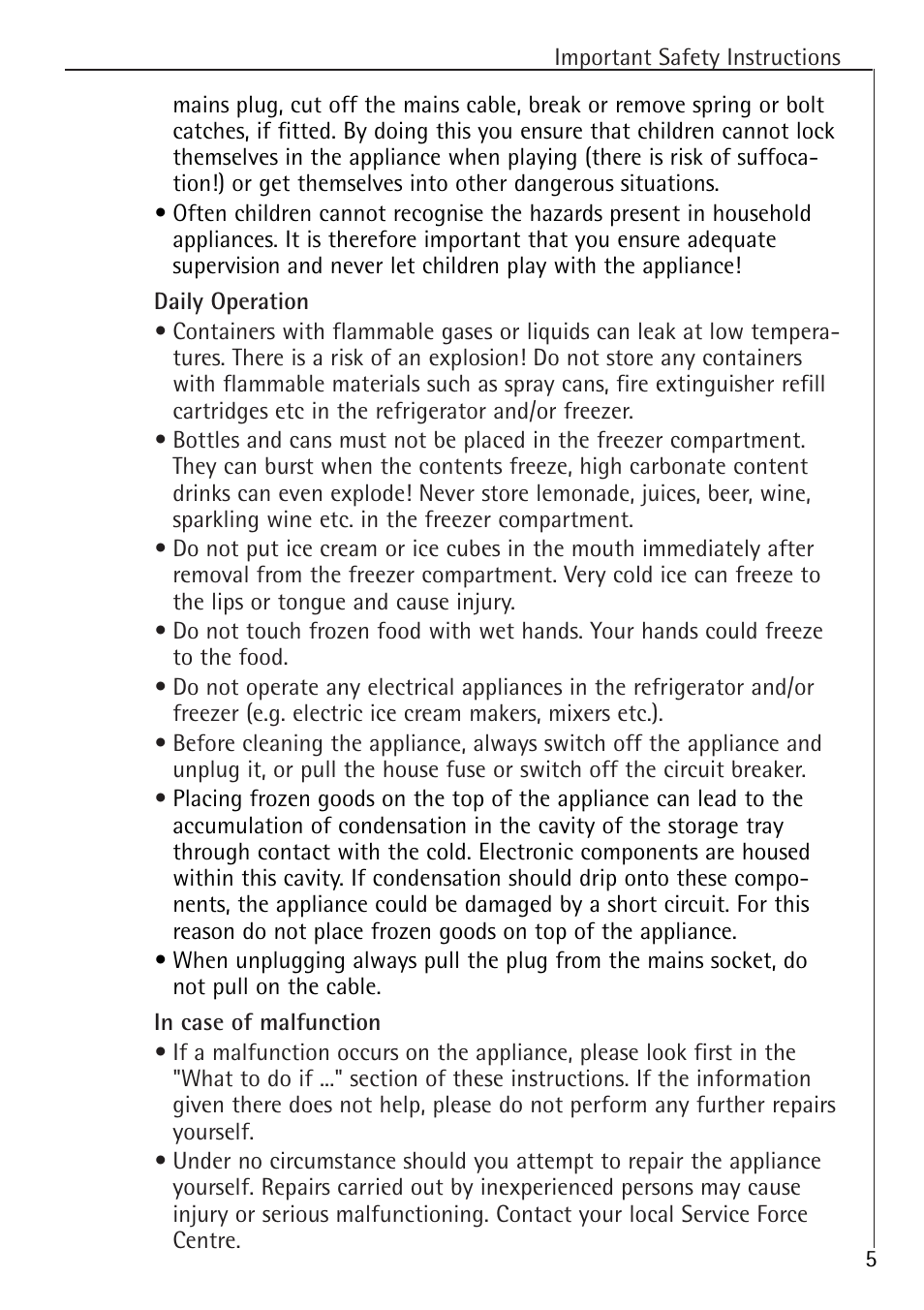 Electrolux 1583-8 TK User Manual | Page 5 / 28