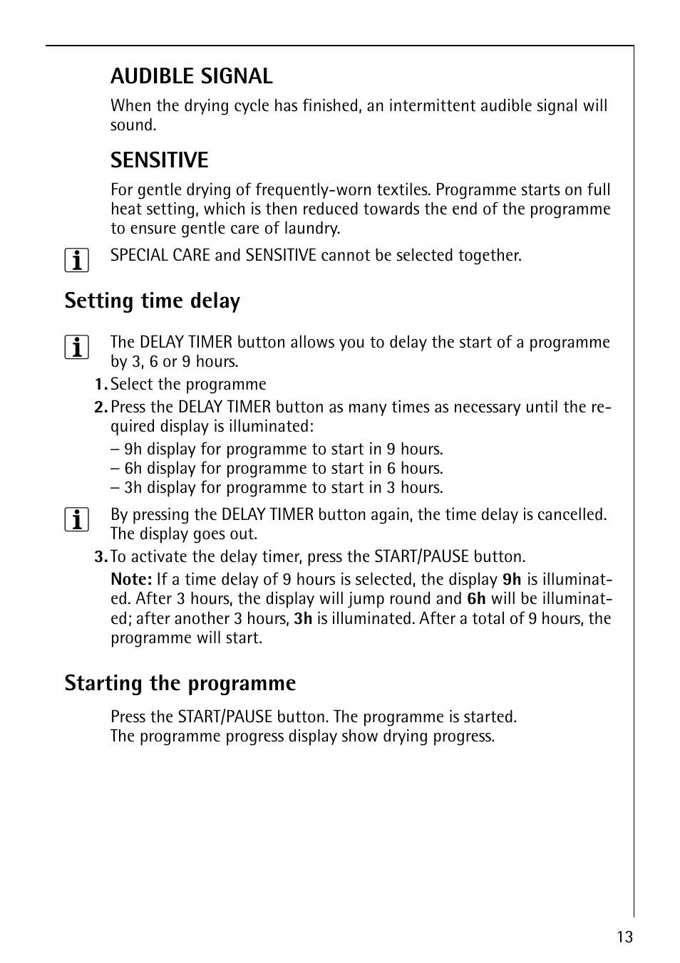 Electrolux lavatherm 56800 User Manual | Page 13 / 32