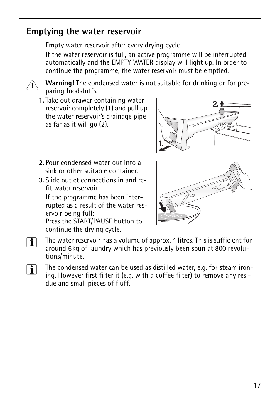 Electrolux lavatherm 56800 User Manual | Page 17 / 32