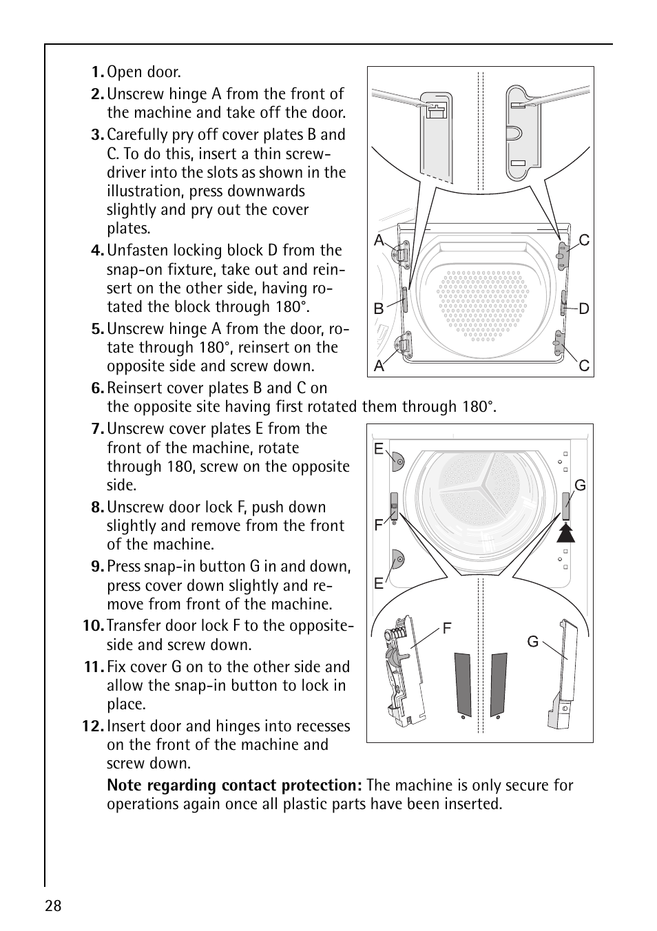 Electrolux lavatherm 56800 User Manual | Page 28 / 32