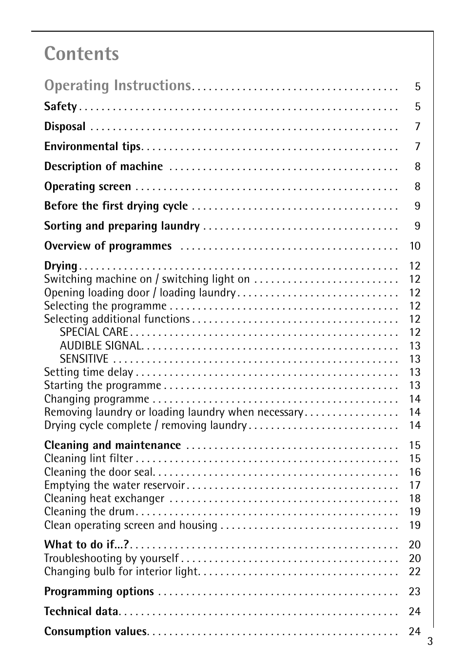 Electrolux lavatherm 56800 User Manual | Page 3 / 32