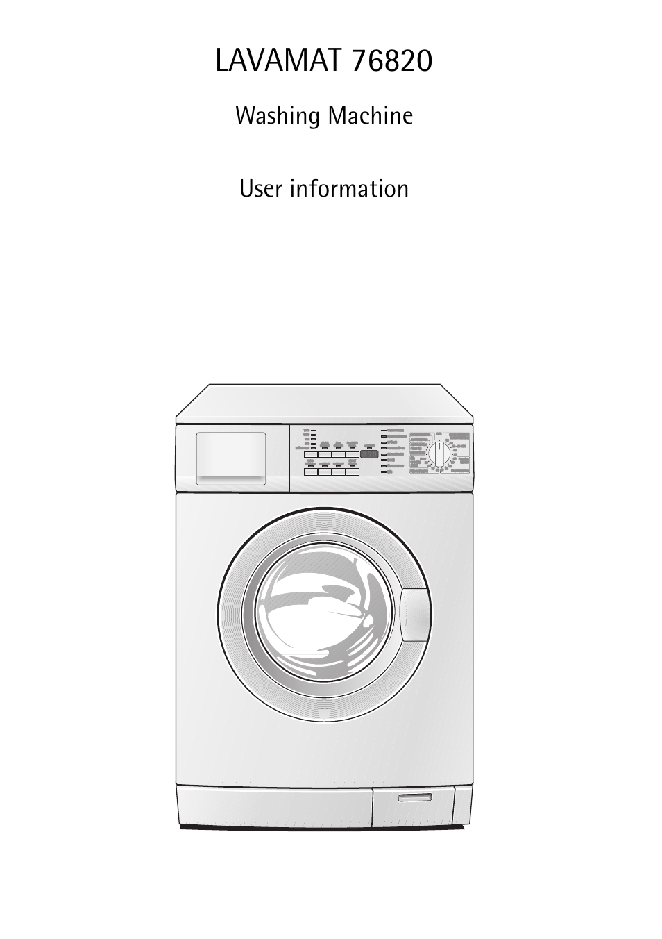 Electrolux LAVAMAT 76820 User Manual | 36 pages