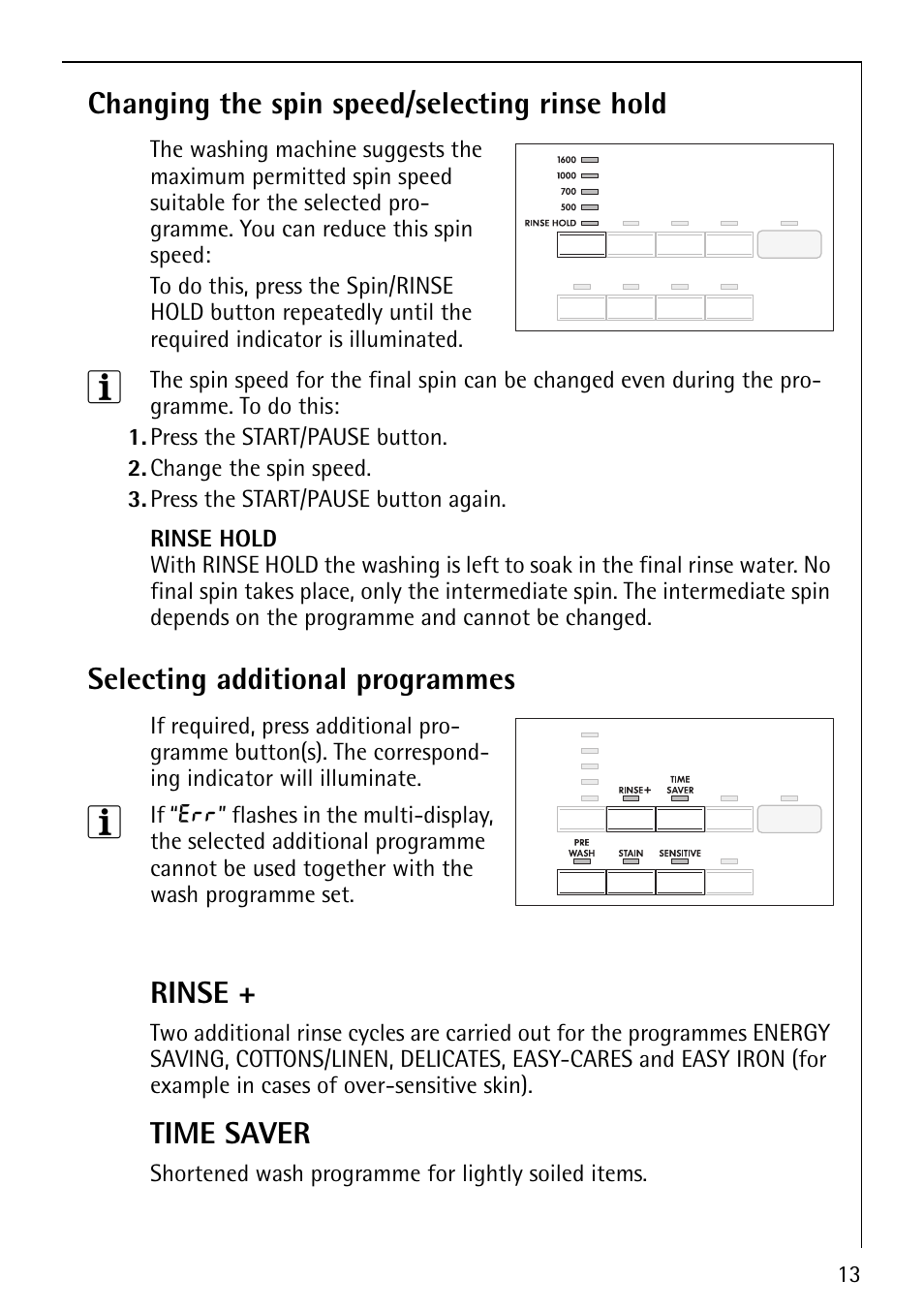 Electrolux LAVAMAT 76820 User Manual | Page 13 / 36