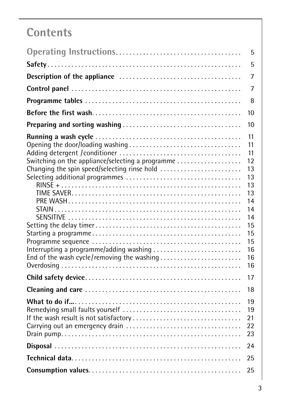 Electrolux LAVAMAT 76820 User Manual | Page 3 / 36