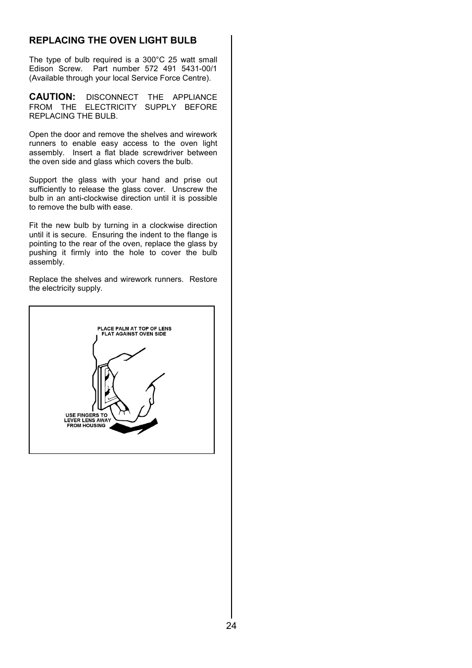 Electrolux EOD5310 User Manual | Page 24 / 28