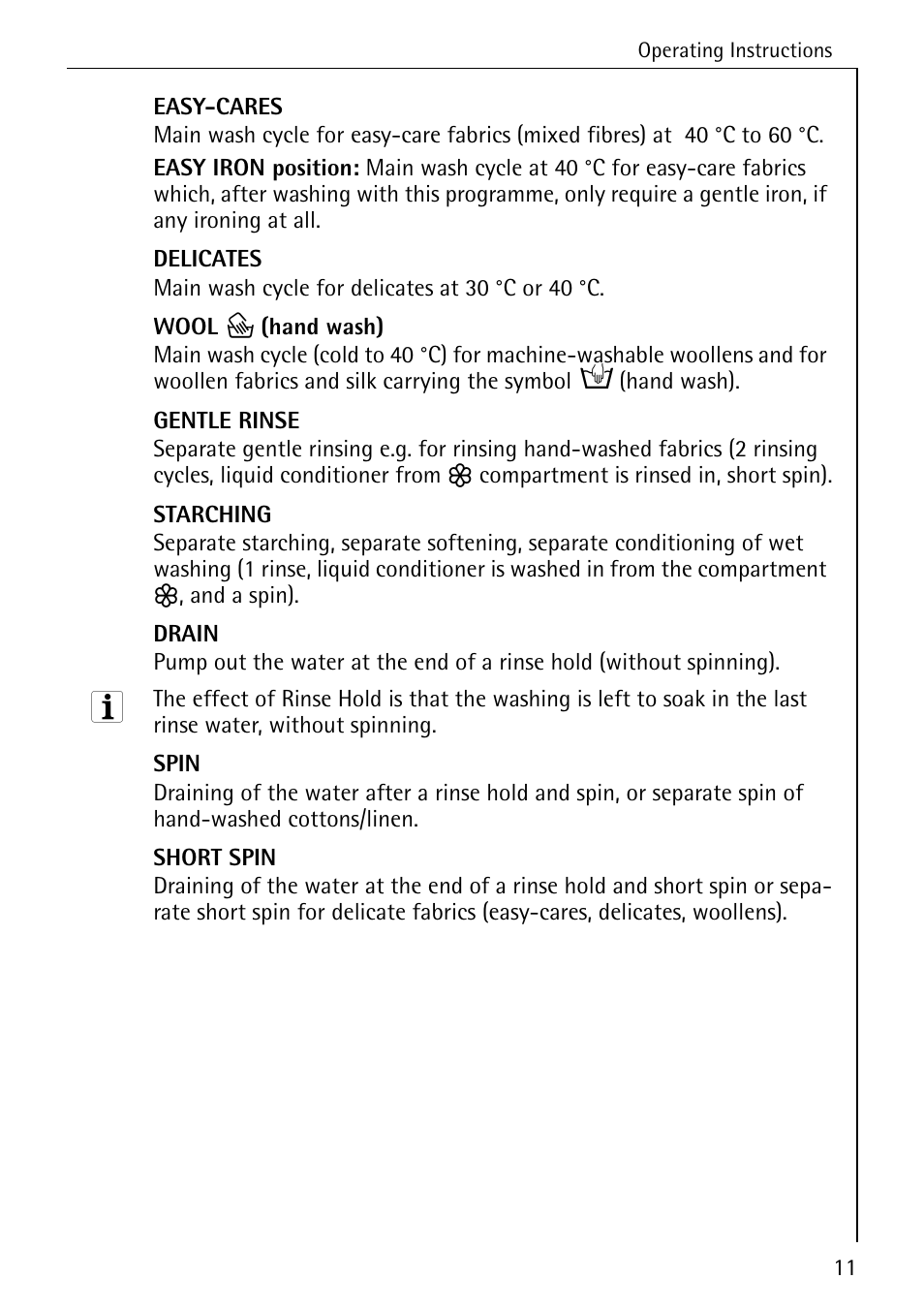 Electrolux 76640 User Manual | Page 11 / 56