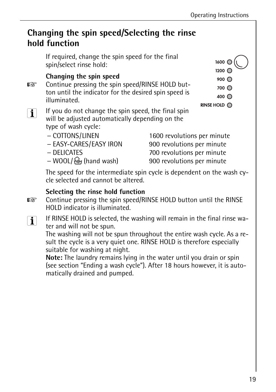 Electrolux 76640 User Manual | Page 19 / 56