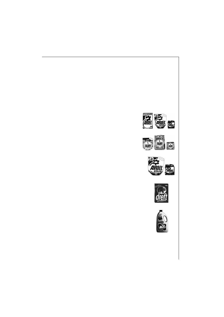 Detergents and additives | Electrolux 1261 User Manual | Page 17 / 48