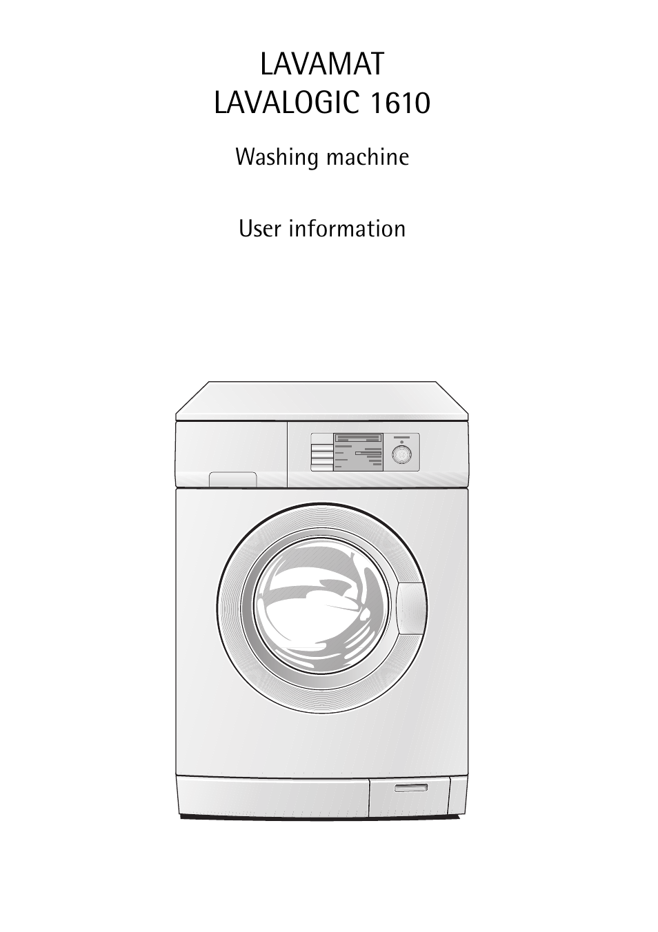 Electrolux LAVAMAT 1610 User Manual | 48 pages