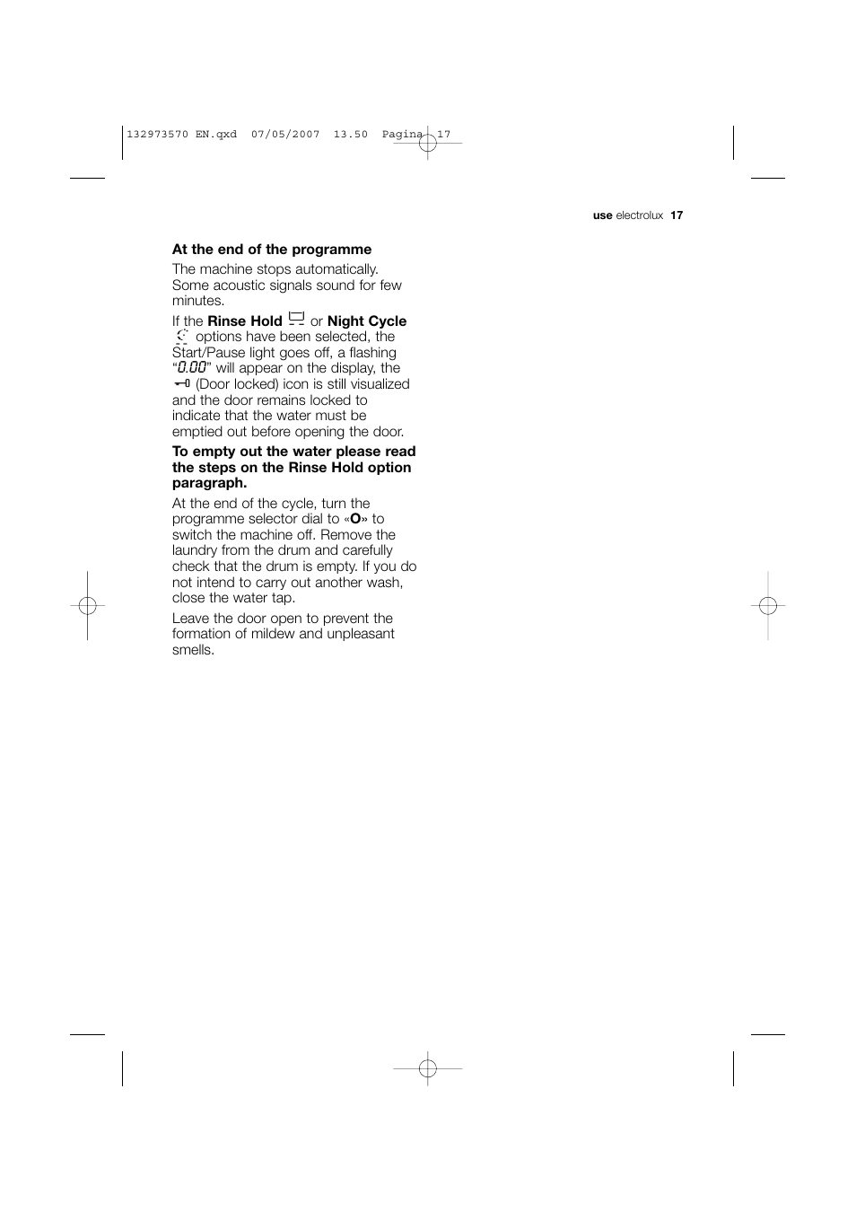 Electrolux EWG 14740 W User Manual | Page 17 / 48