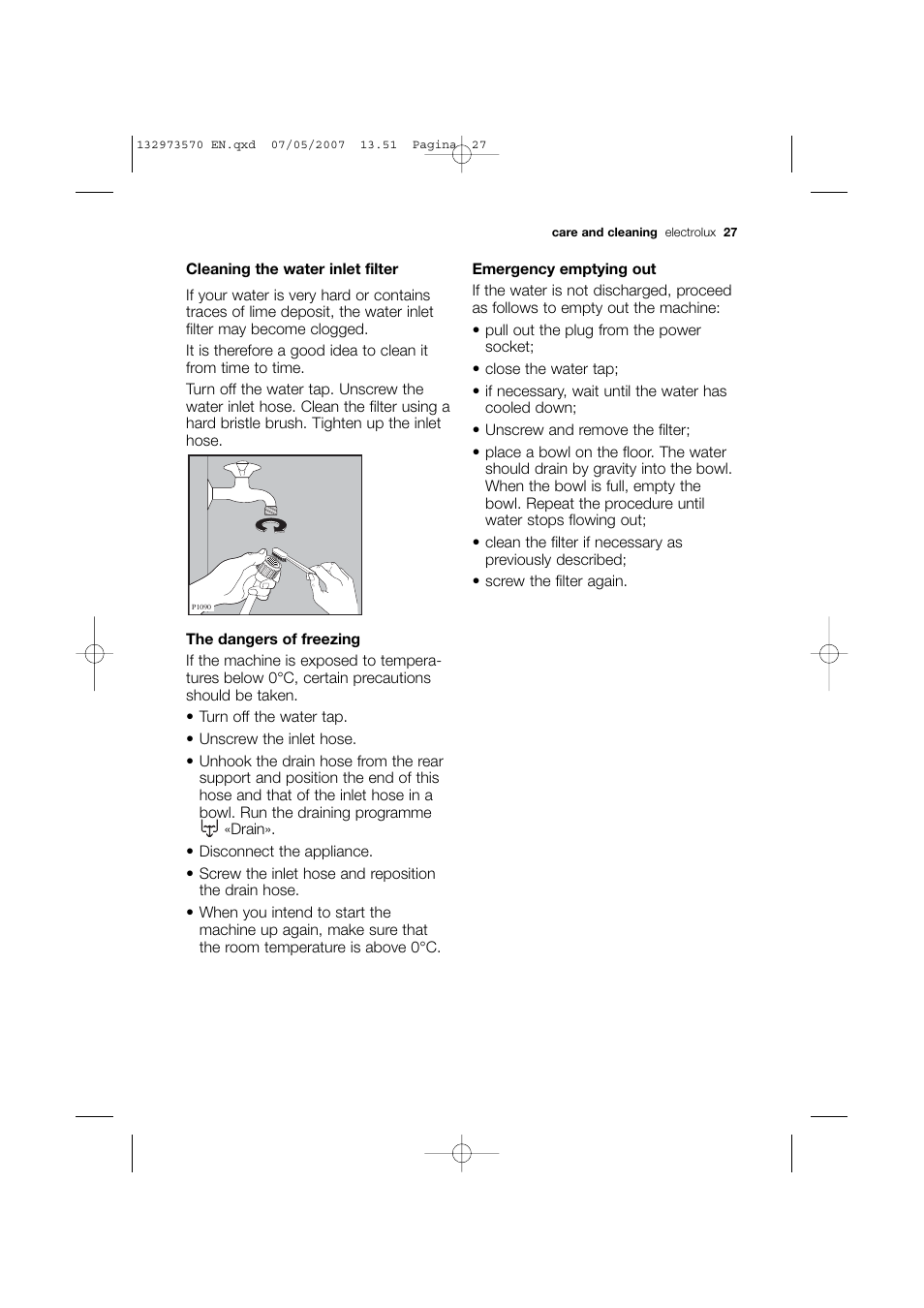 Electrolux EWG 14740 W User Manual | Page 27 / 48