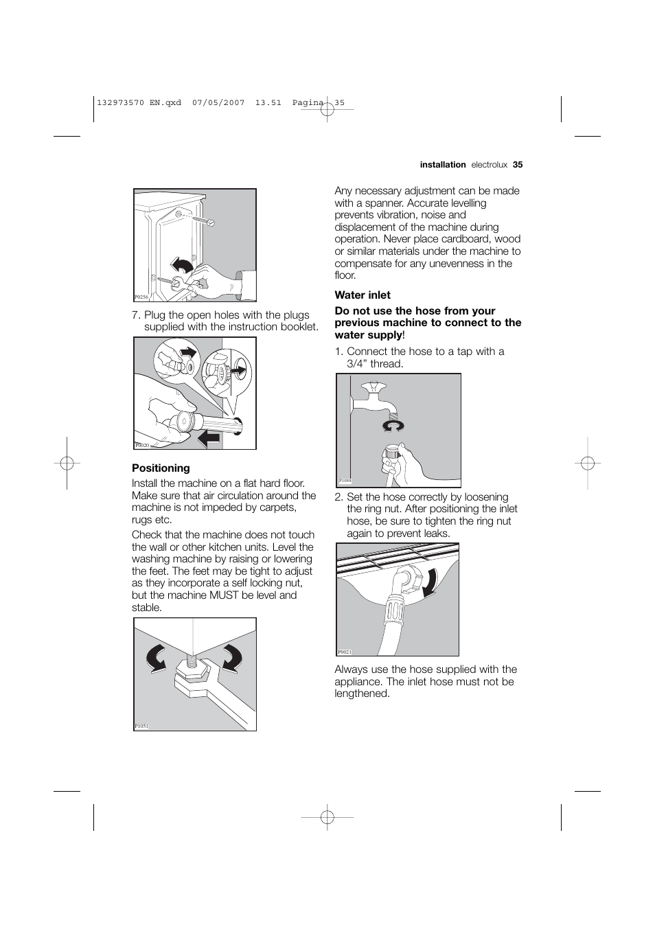 Electrolux EWG 14740 W User Manual | Page 35 / 48