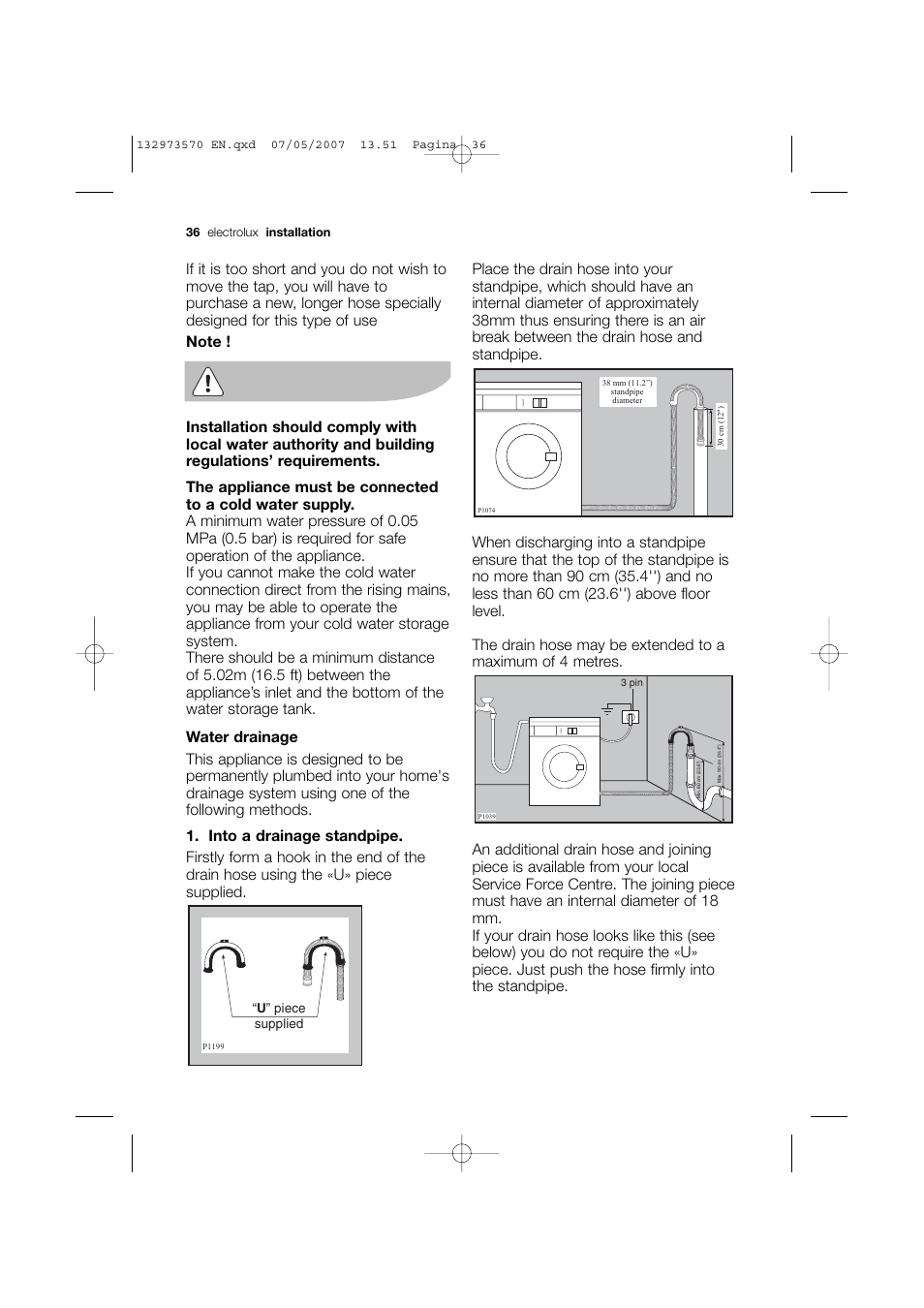 Electrolux EWG 14740 W User Manual | Page 36 / 48