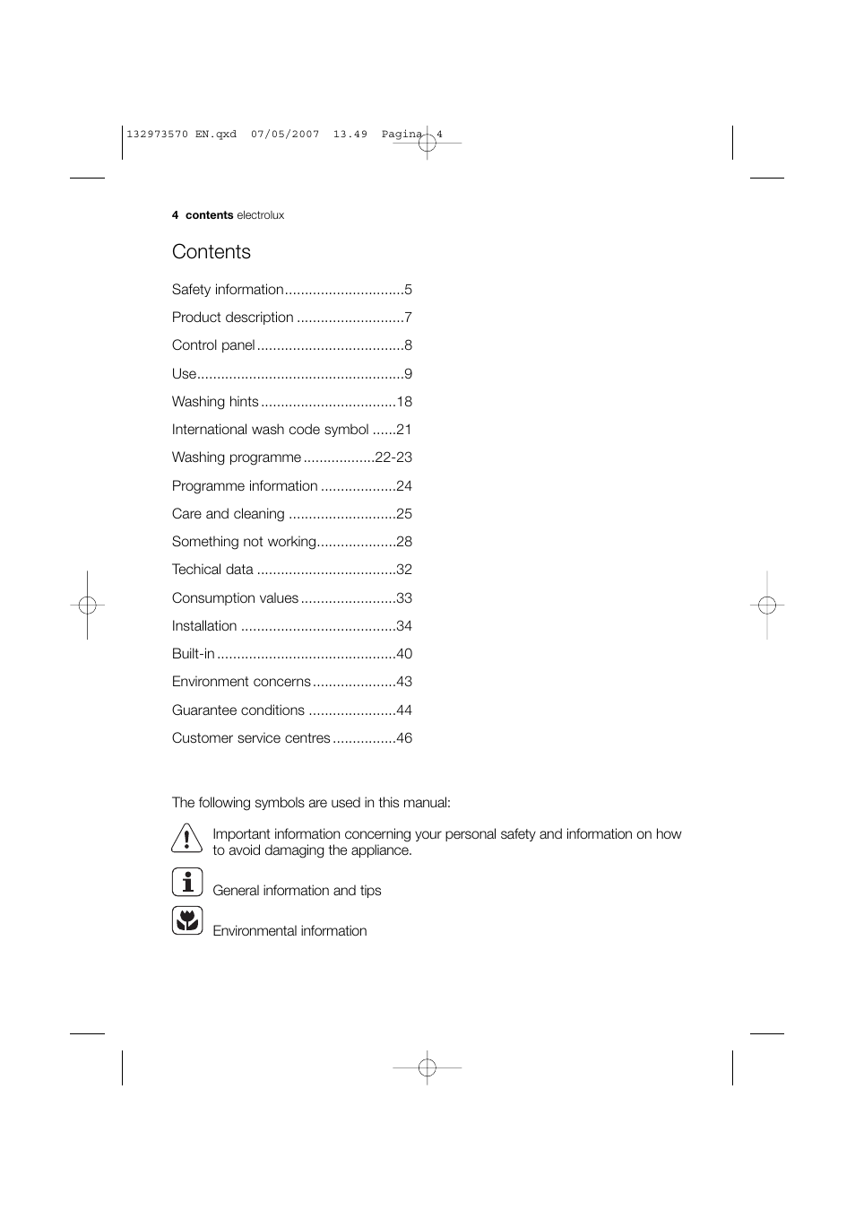 Electrolux EWG 14740 W User Manual | Page 4 / 48