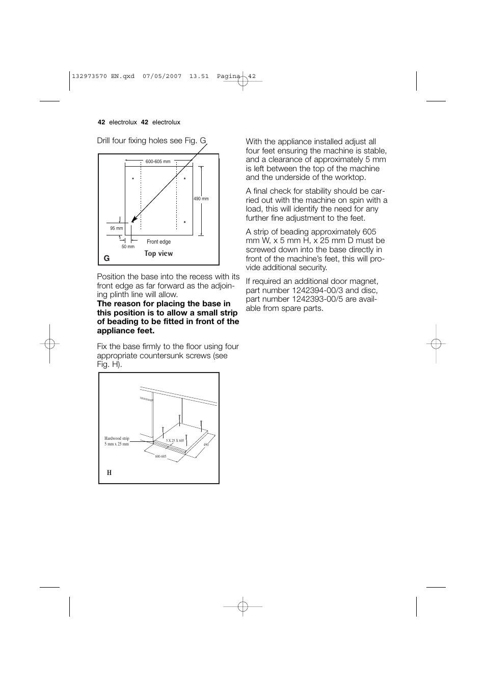 Electrolux EWG 14740 W User Manual | Page 42 / 48