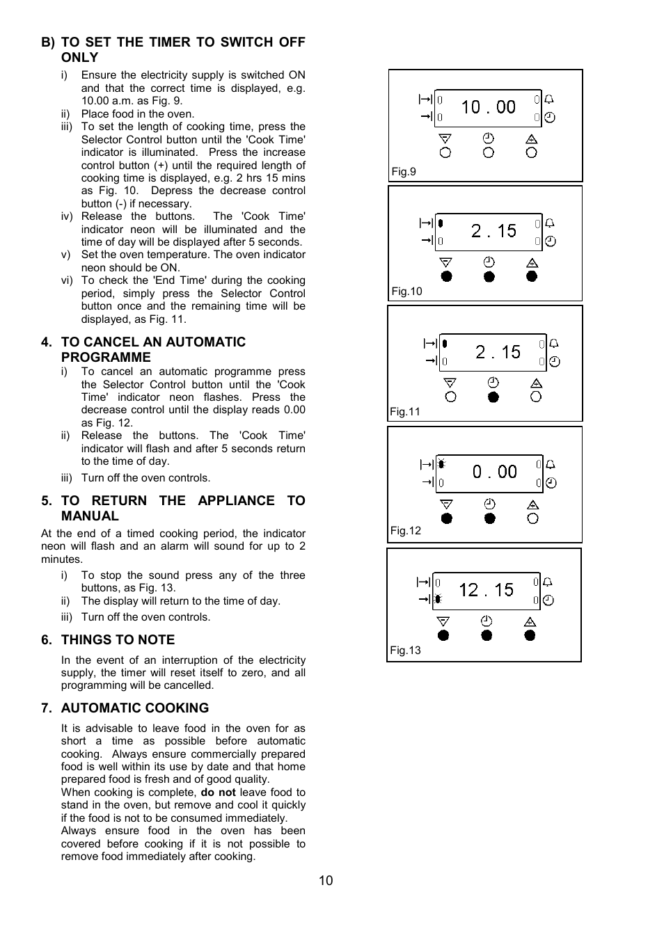 Electrolux U25187 FDO 900 User Manual | Page 10 / 40