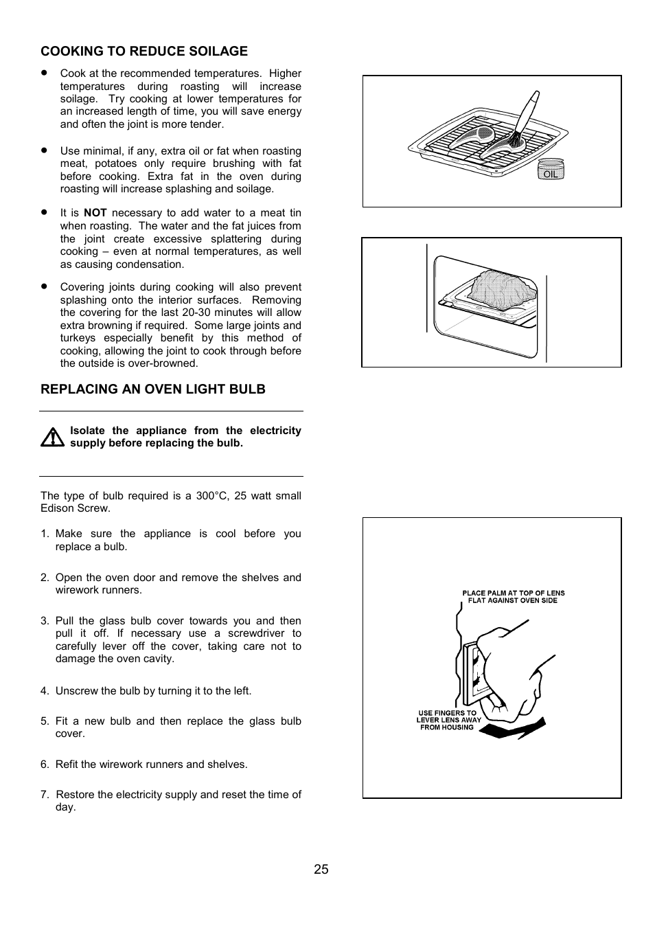 Electrolux U25187 FDO 900 User Manual | Page 25 / 40