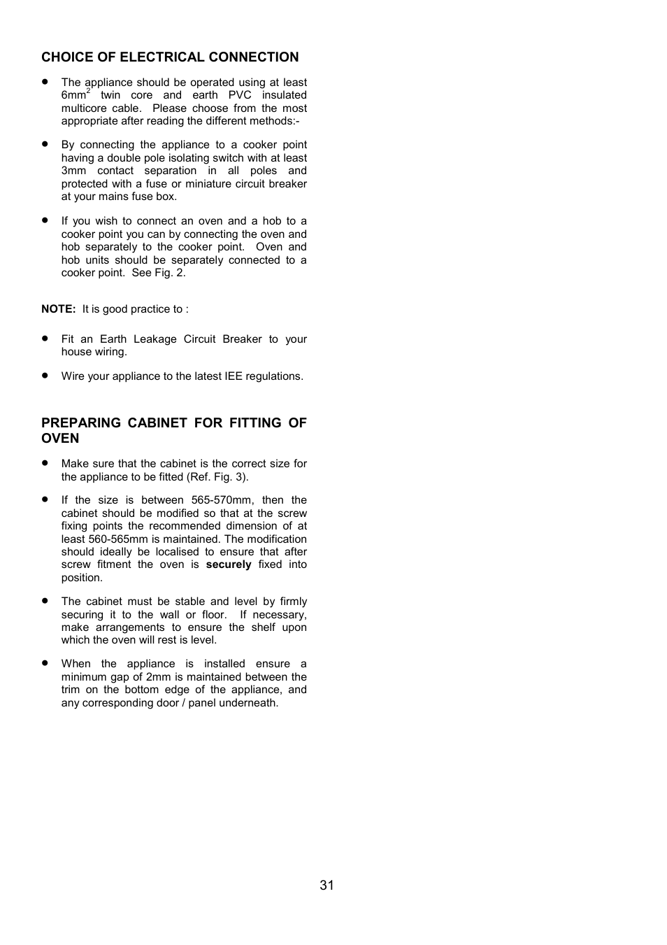 Electrolux U25187 FDO 900 User Manual | Page 31 / 40