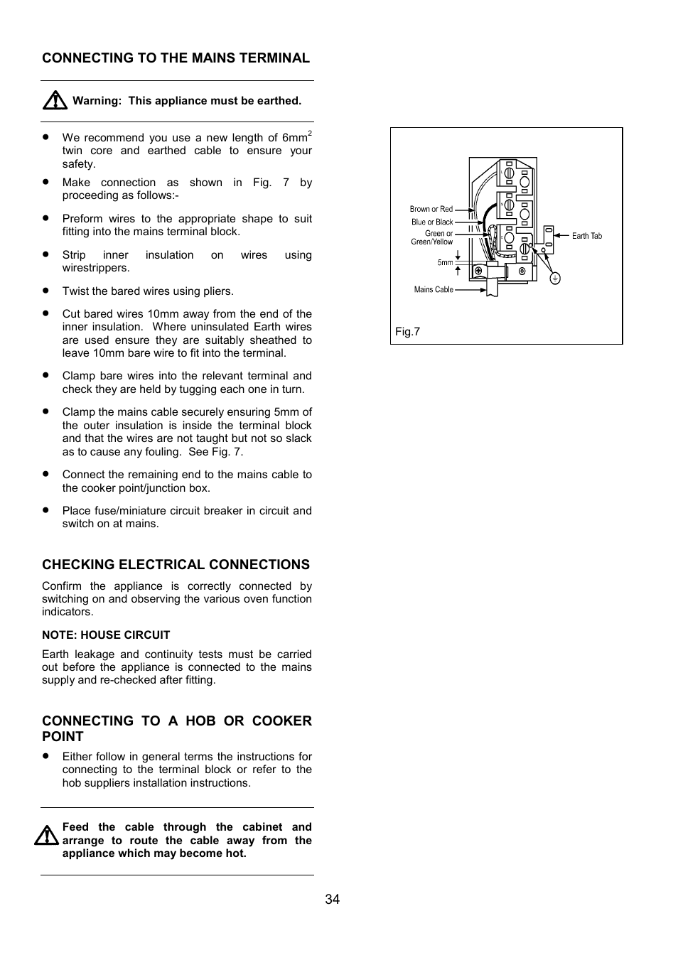 Electrolux U25187 FDO 900 User Manual | Page 34 / 40