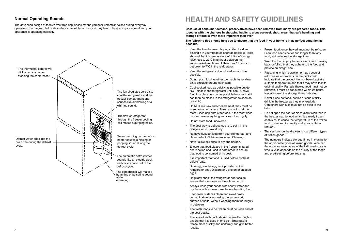 Health and safety guidelines | Electrolux ER 3625 B User Manual | Page 8 / 16
