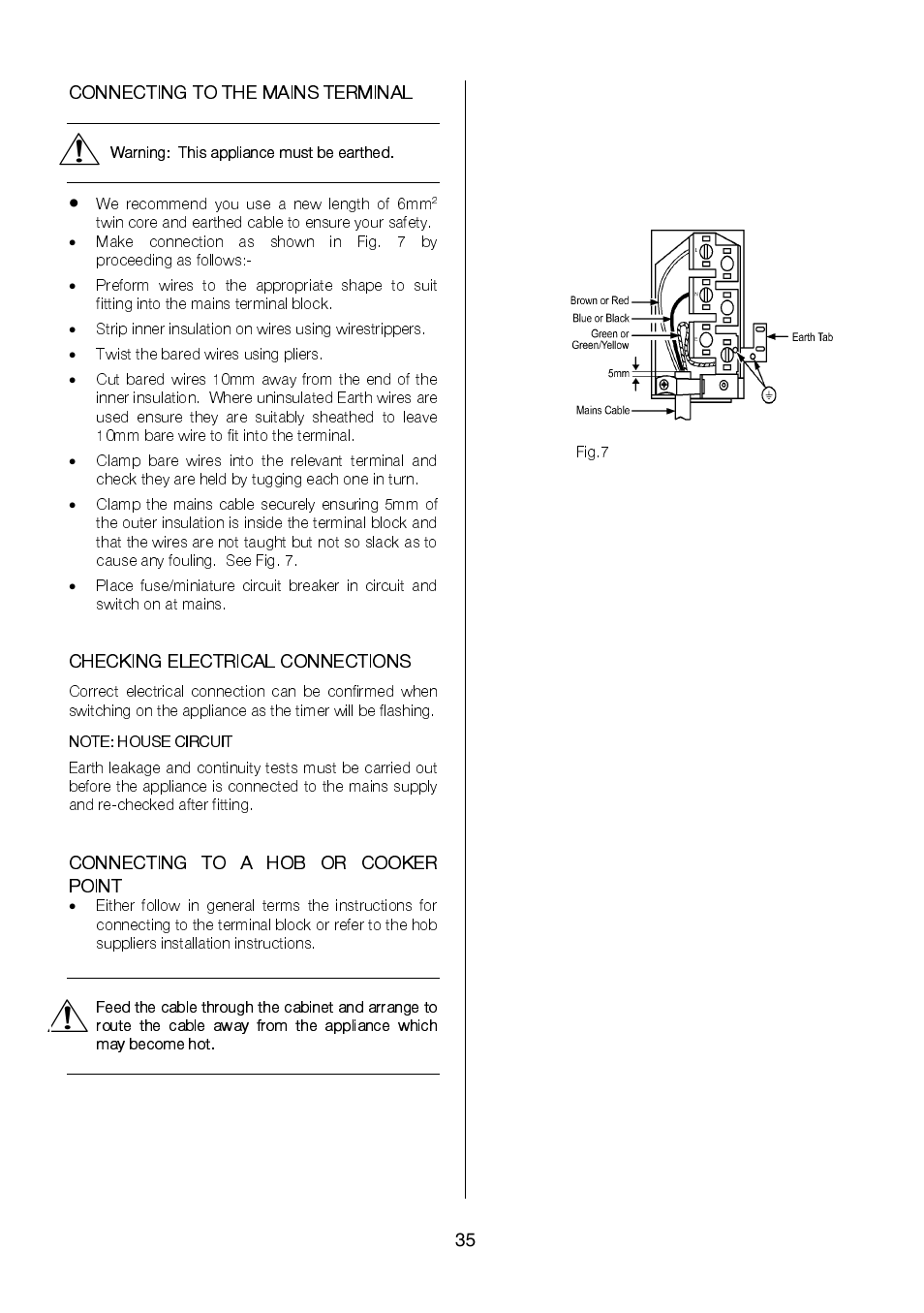 Electrolux EKC6046 User Manual | Page 35 / 40