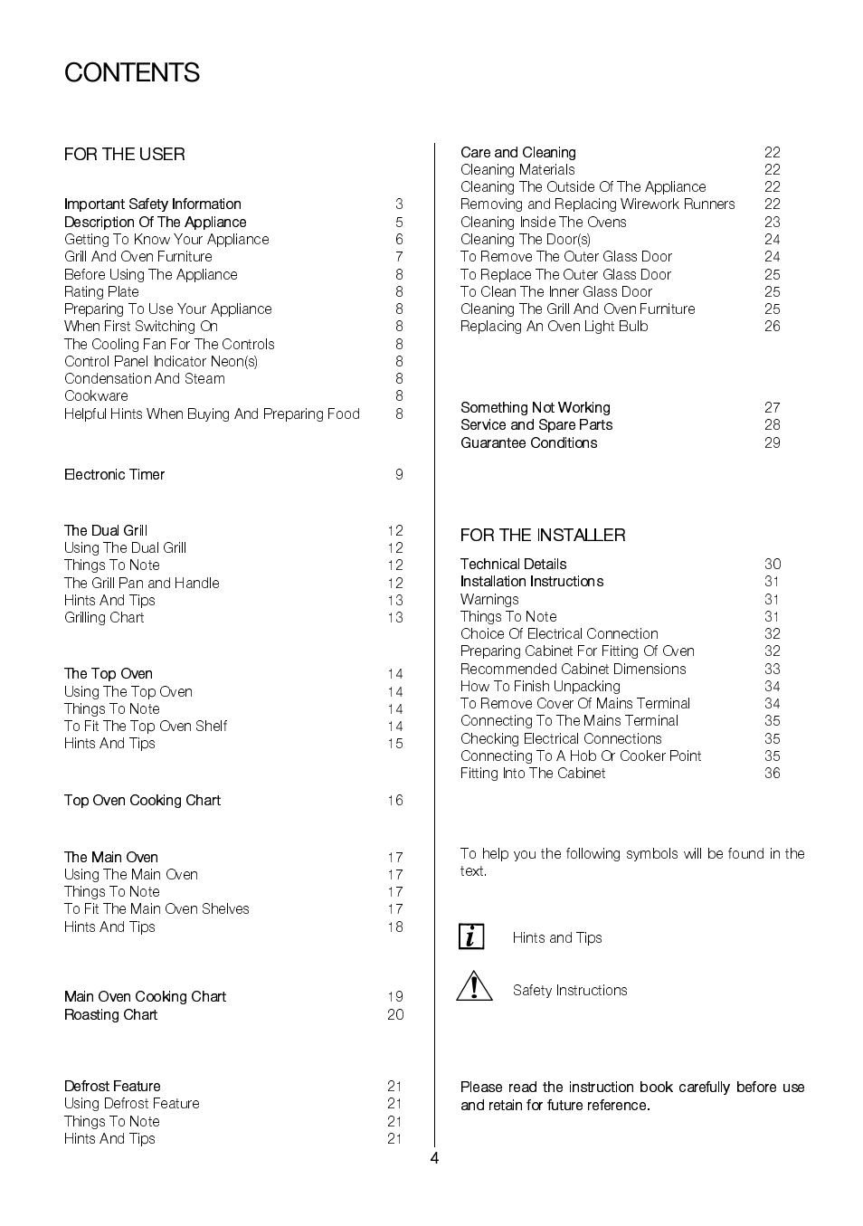 Electrolux EKC6046 User Manual | Page 4 / 40