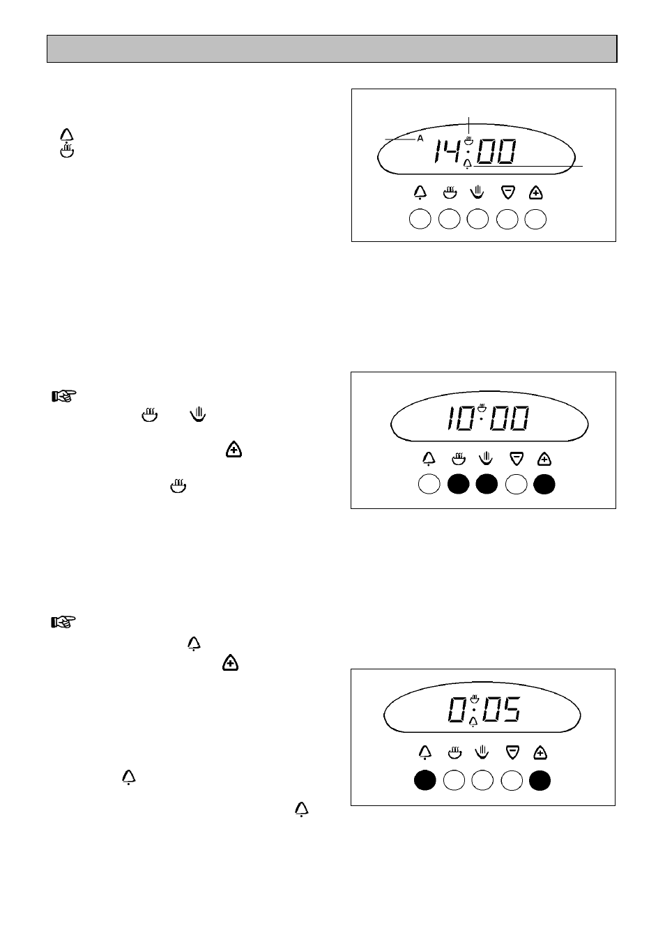 The electronic timer, The minute minder | Electrolux EDB 872 User Manual | Page 10 / 44