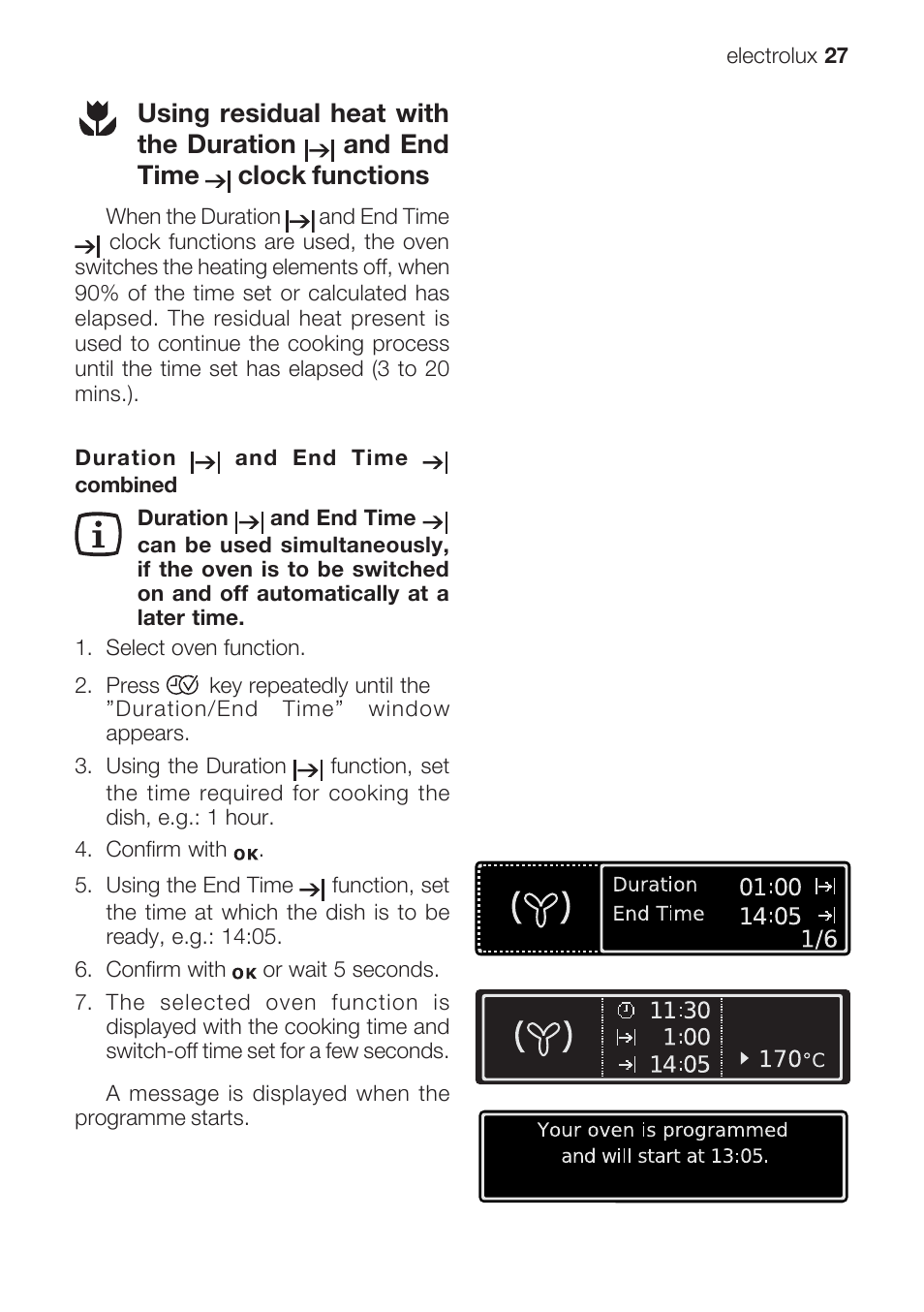 Electrolux EOB 68713 User Manual | Page 27 / 52