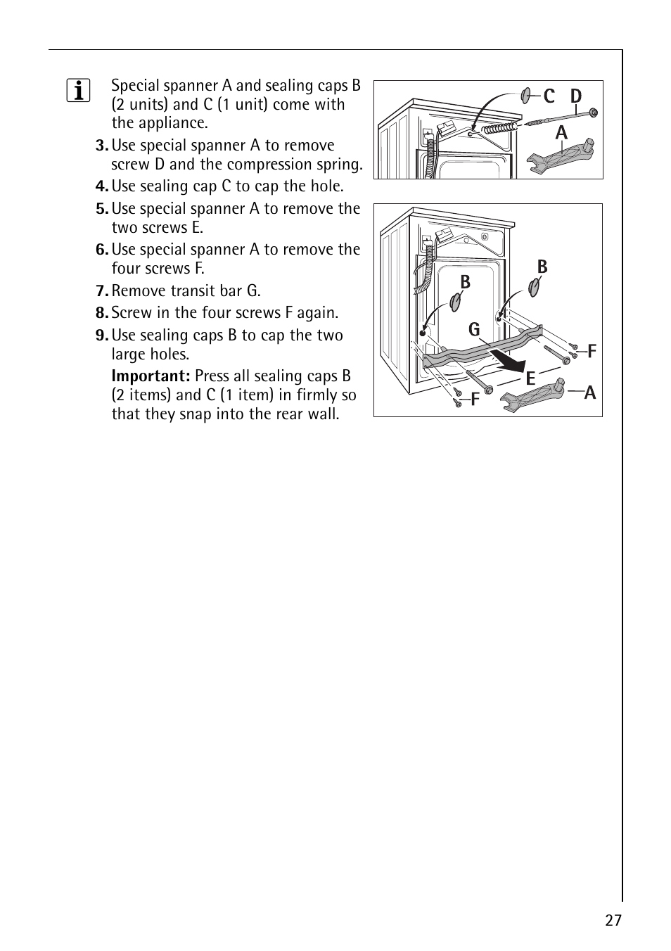 Electrolux 74800 User Manual | Page 27 / 36