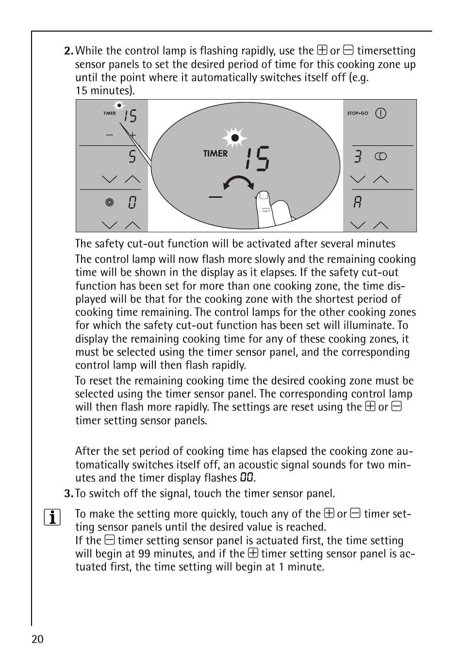 Electrolux 79301 KF-MN User Manual | Page 20 / 36