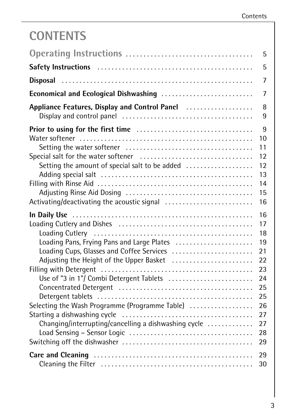 Electrolux 44050 VI User Manual | Page 3 / 48