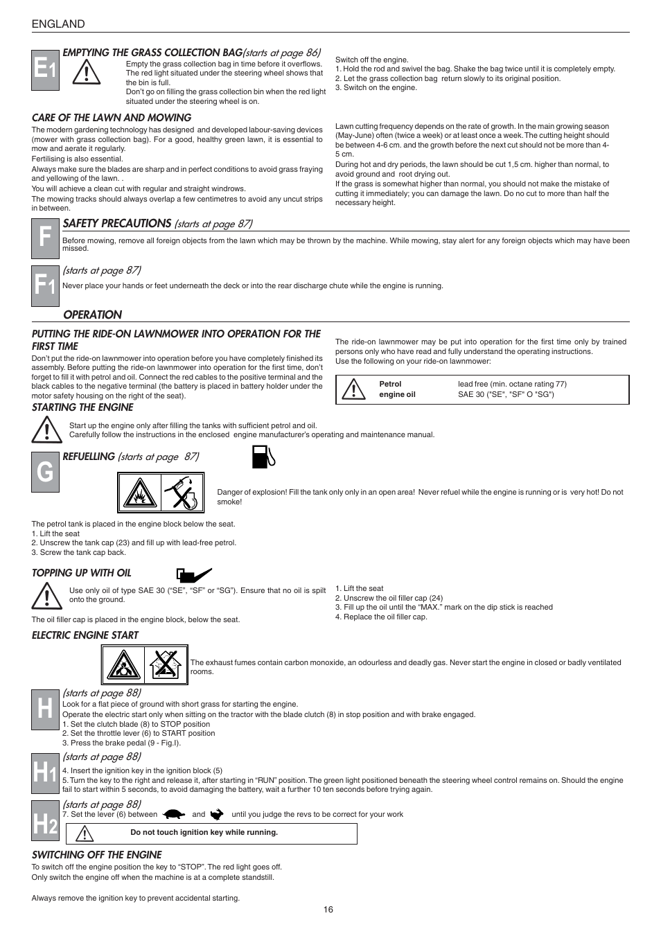 Fg h h | Electrolux Choppy 95387831900 User Manual | Page 6 / 14