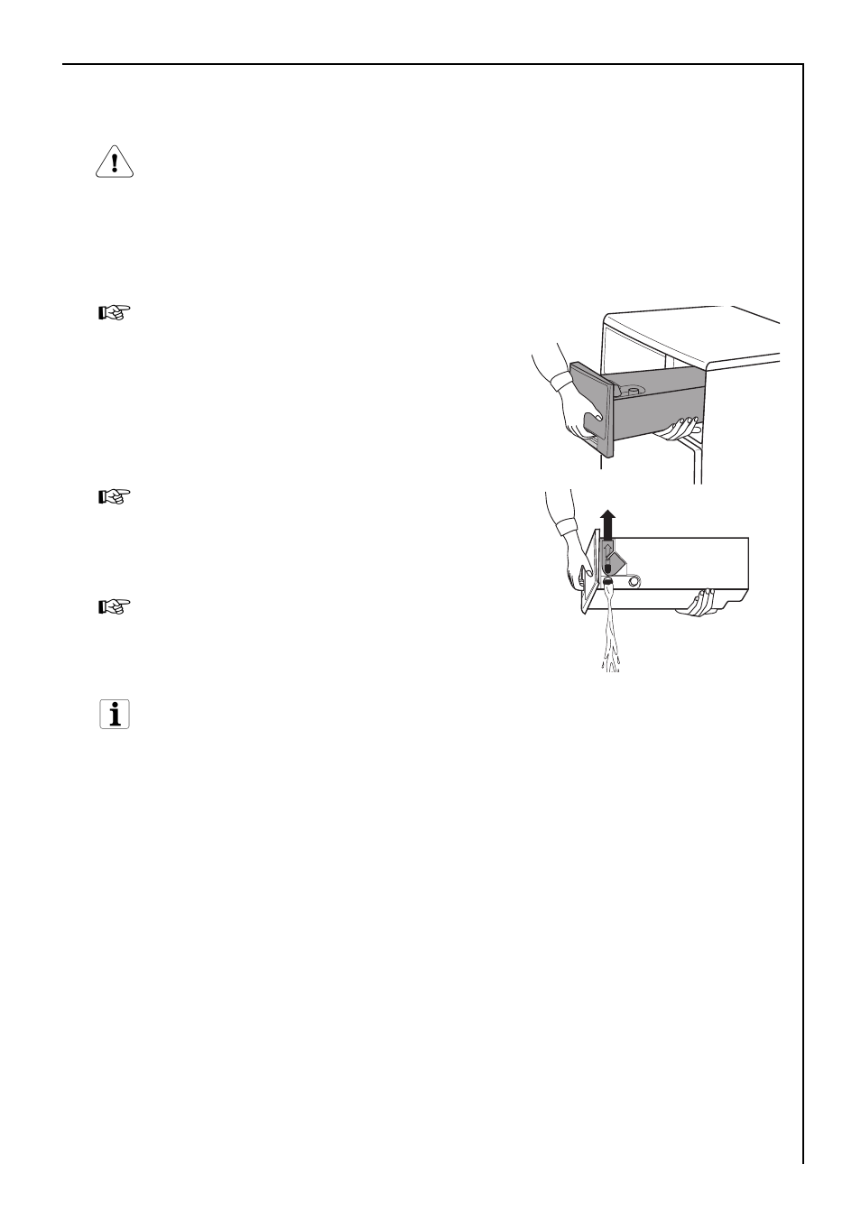 Empty the water reservoir | Electrolux LAVATHERM 57700 User Manual | Page 19 / 40