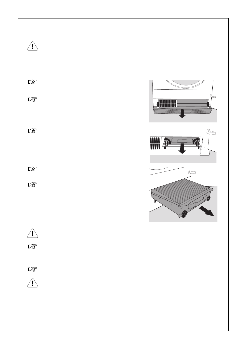 Cleaning the condenser | Electrolux LAVATHERM 57700 User Manual | Page 25 / 40