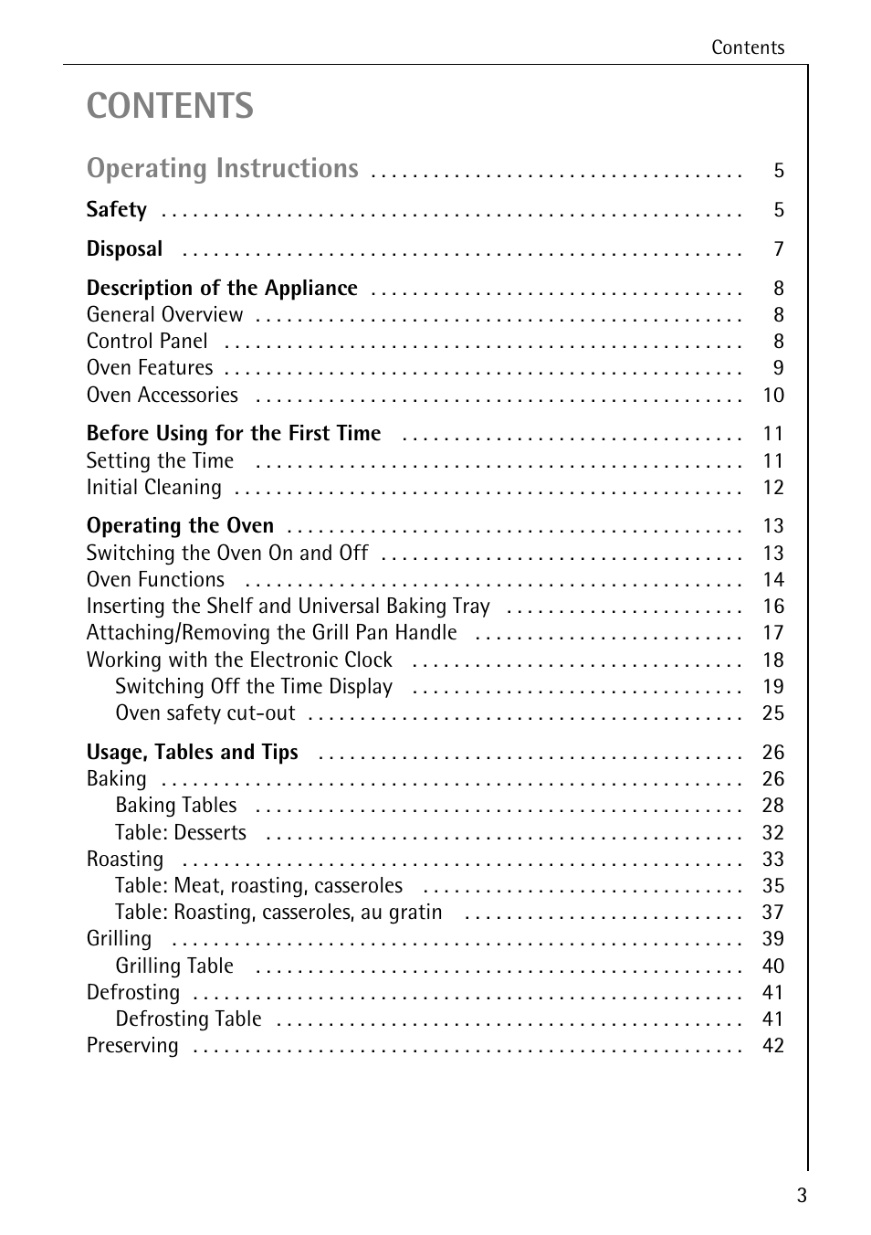 Electrolux B4140-1 User Manual | Page 3 / 64