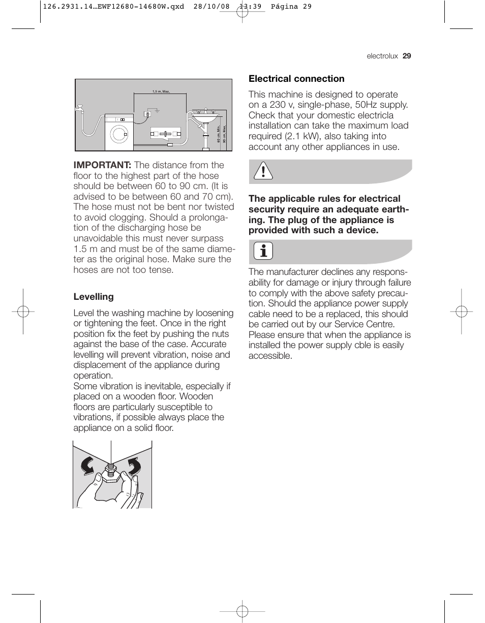 Electrolux LAVADORA EWF 14680W User Manual | Page 29 / 35