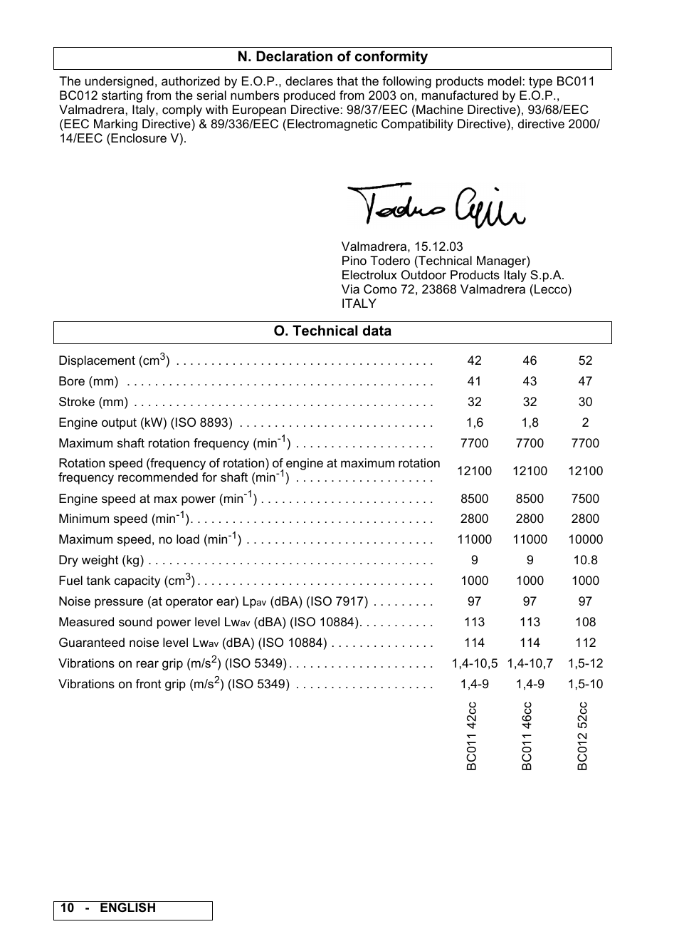 Electrolux Elite 4230X BP User Manual | Page 13 / 13