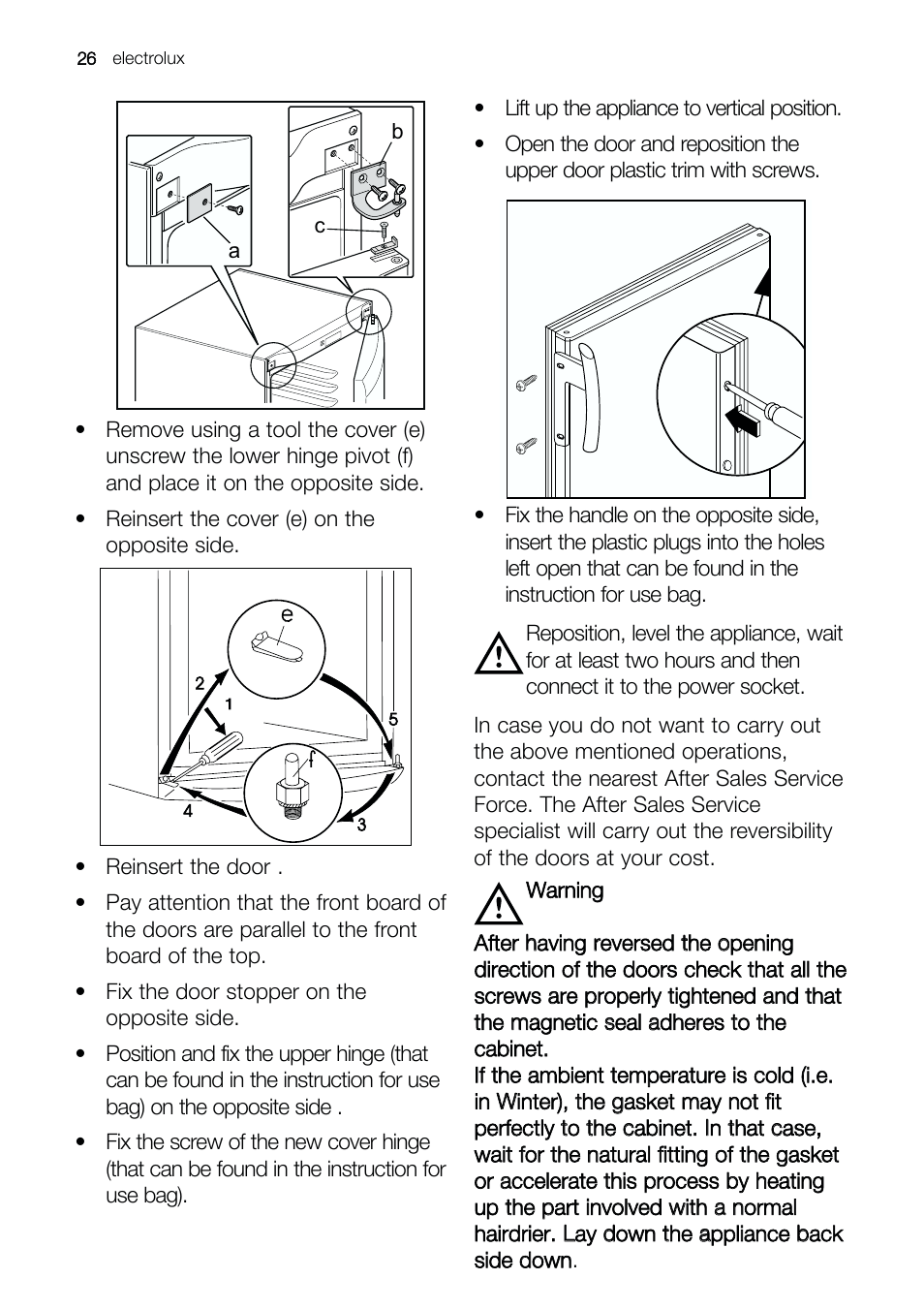 Electrolux ERE 39392 X User Manual | Page 26 / 32