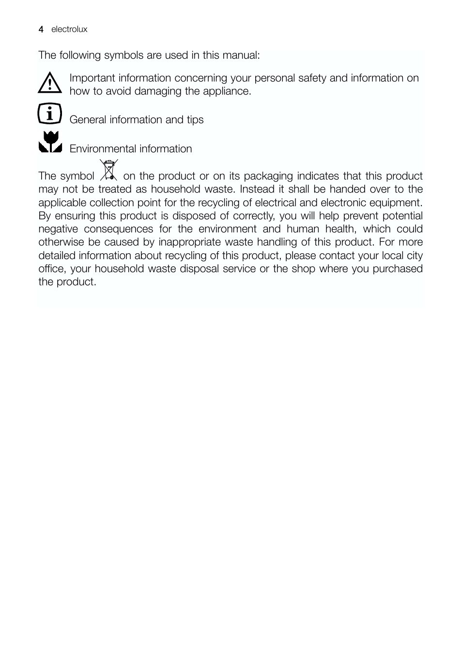 Electrolux ERE 39392 X User Manual | Page 4 / 32