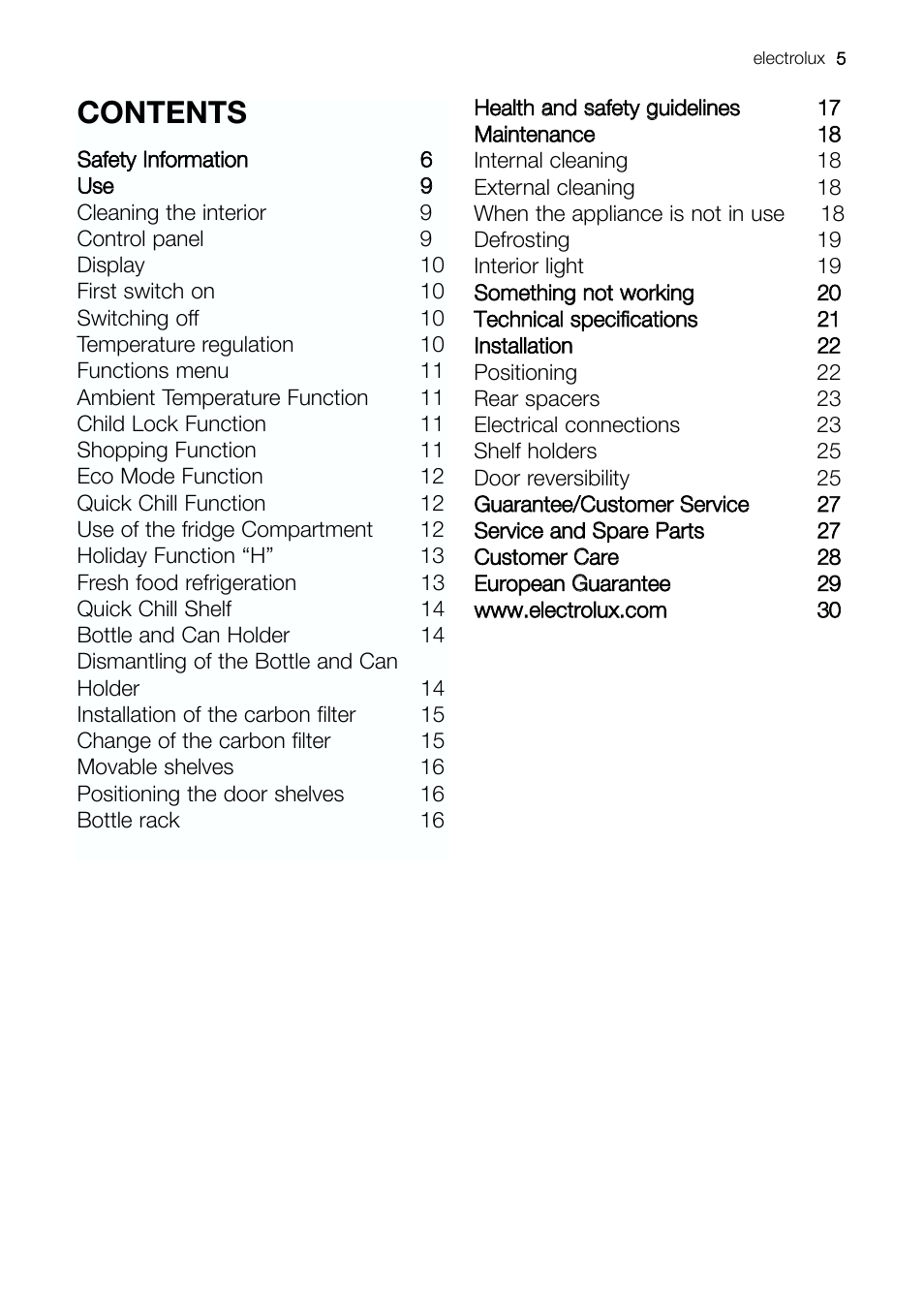 Electrolux ERE 39392 X User Manual | Page 5 / 32