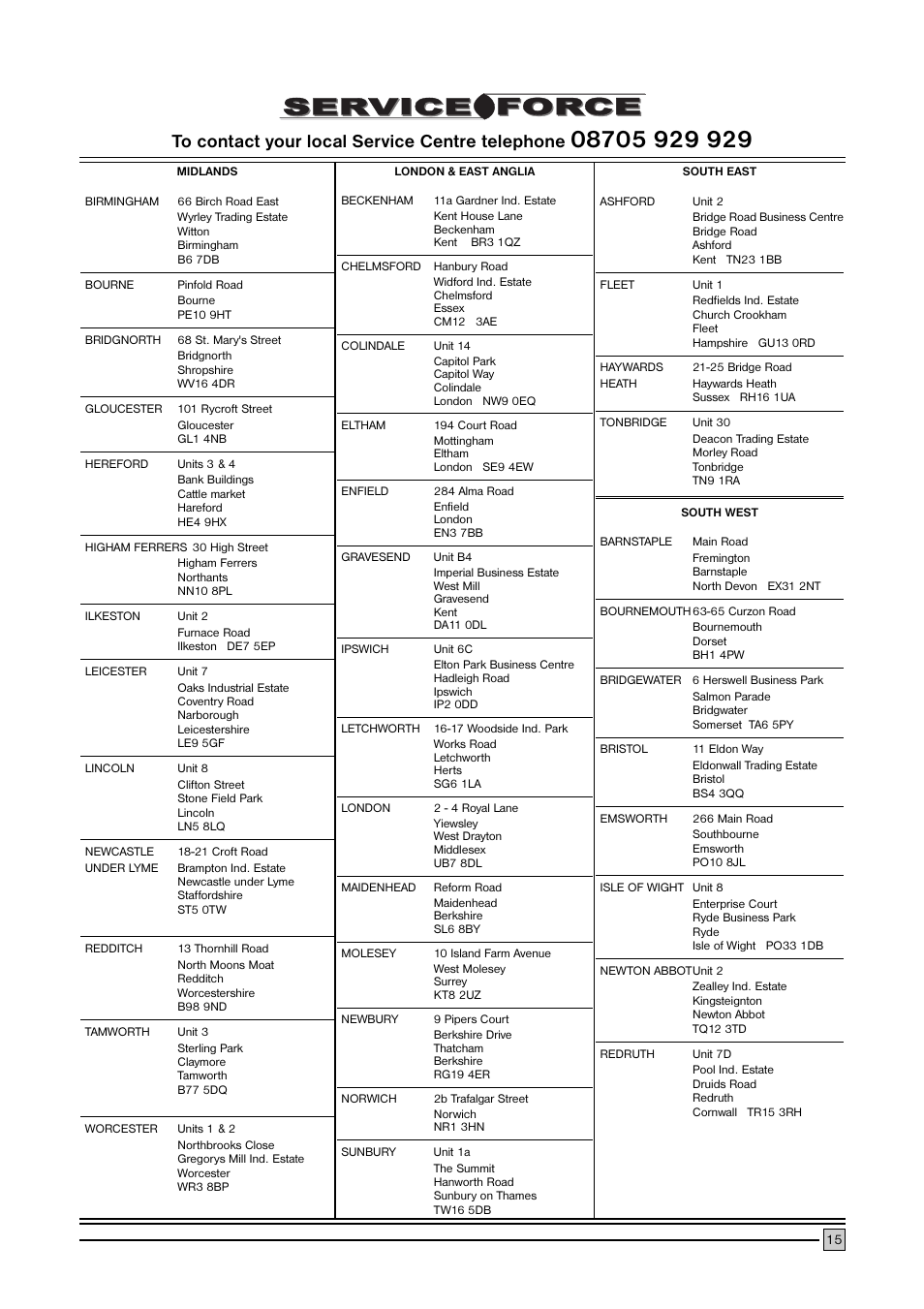 Electrolux ECN 1147 User Manual | Page 15 / 20