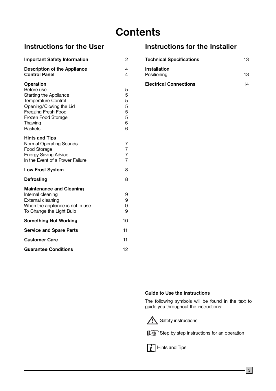 Electrolux ECN 1147 User Manual | Page 3 / 20