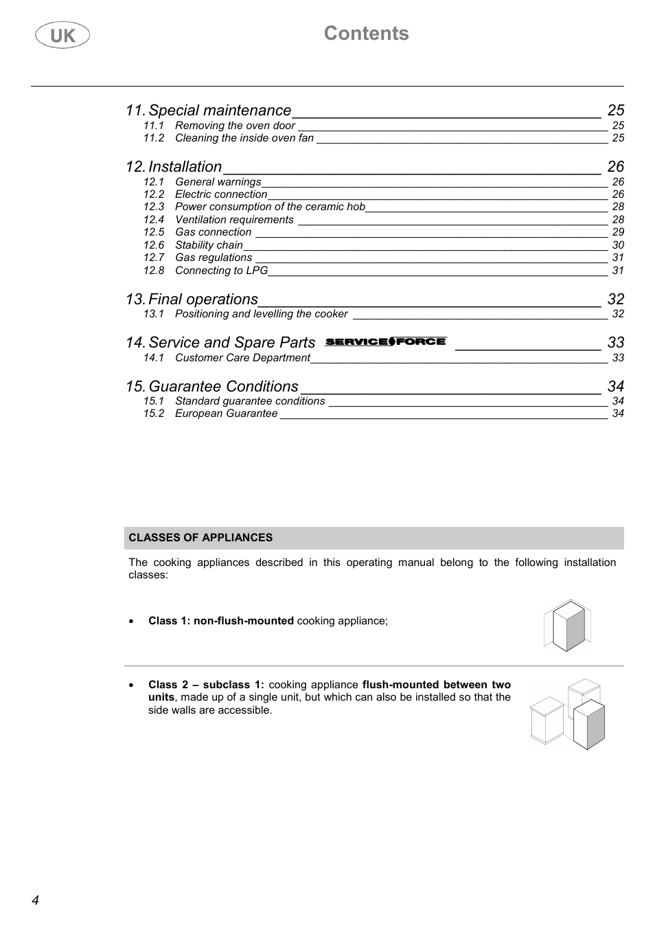 Electrolux C41022GN User Manual | Page 4 / 36